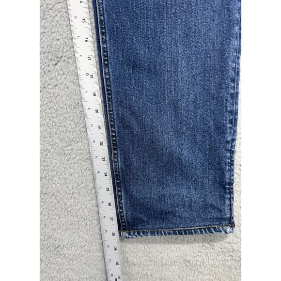Faherty Jeans Mens 35x28.5 Blue Feel Good Special Weave Organic Cotton Stretch - Picture 9 of 16